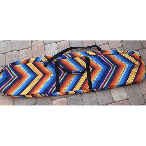 Burton 166 cm Snowboard Travel Carrying Soft Bag with Strap Bright Multicolored - Picture 7 of 16